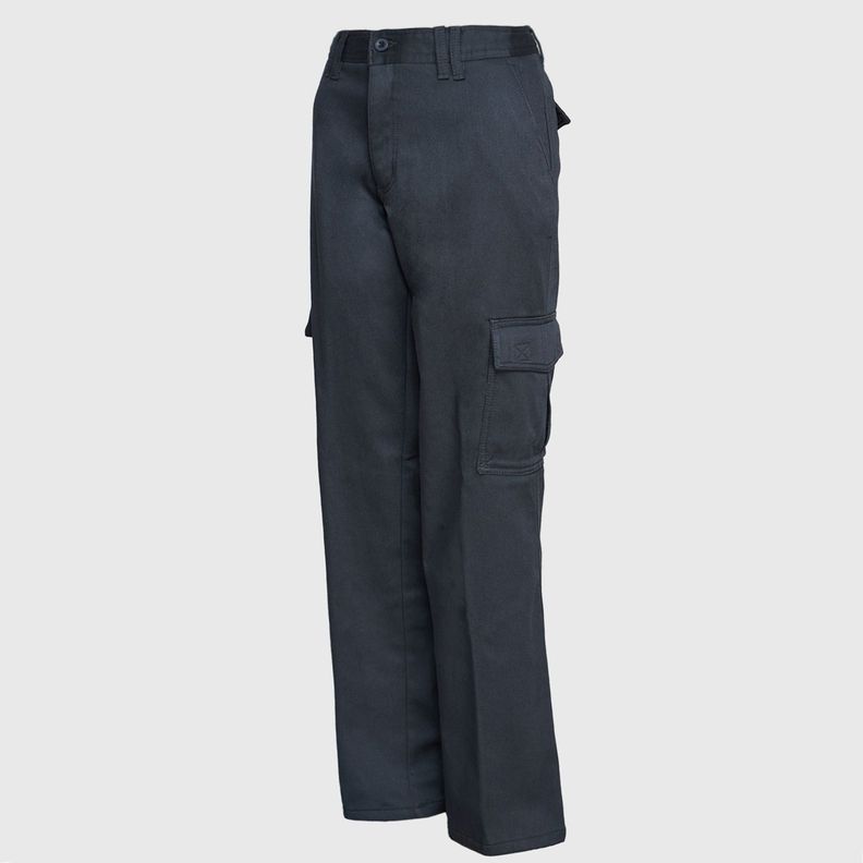Pantalón Cargo Forro Polar Mujer Gris-1