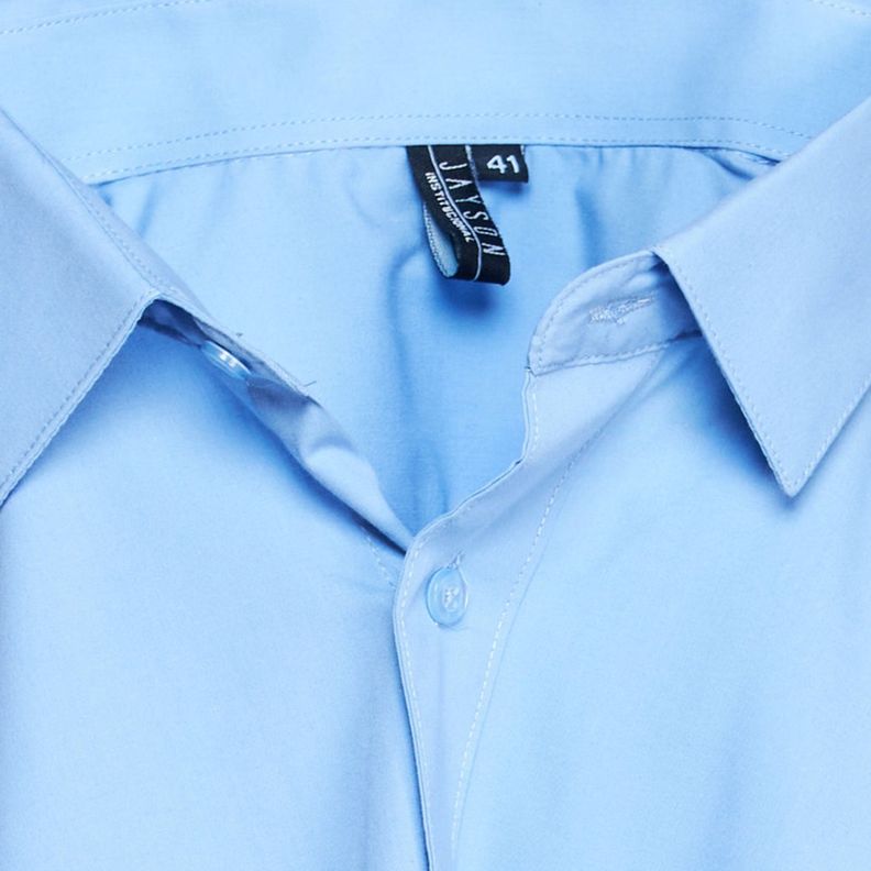 Camisa Trevira  Ml Comfort Celeste-3
