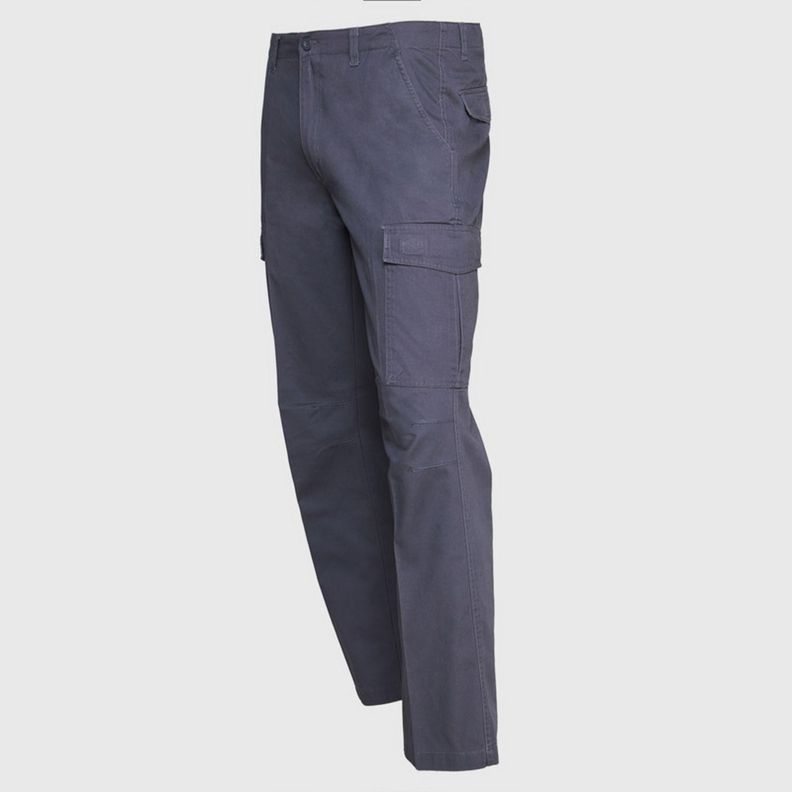 Pantalón Cargo Gabardina Hombre Gris oscuro-2