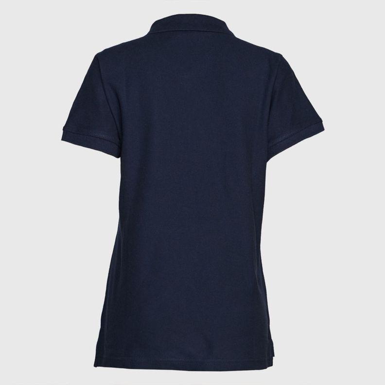 Polera Pique Mujer 80/20 M/C Azul marino-3