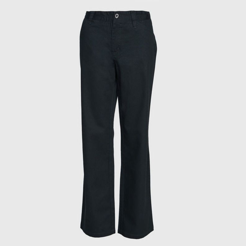 Pantalón Gabardina Mujer Negro-0