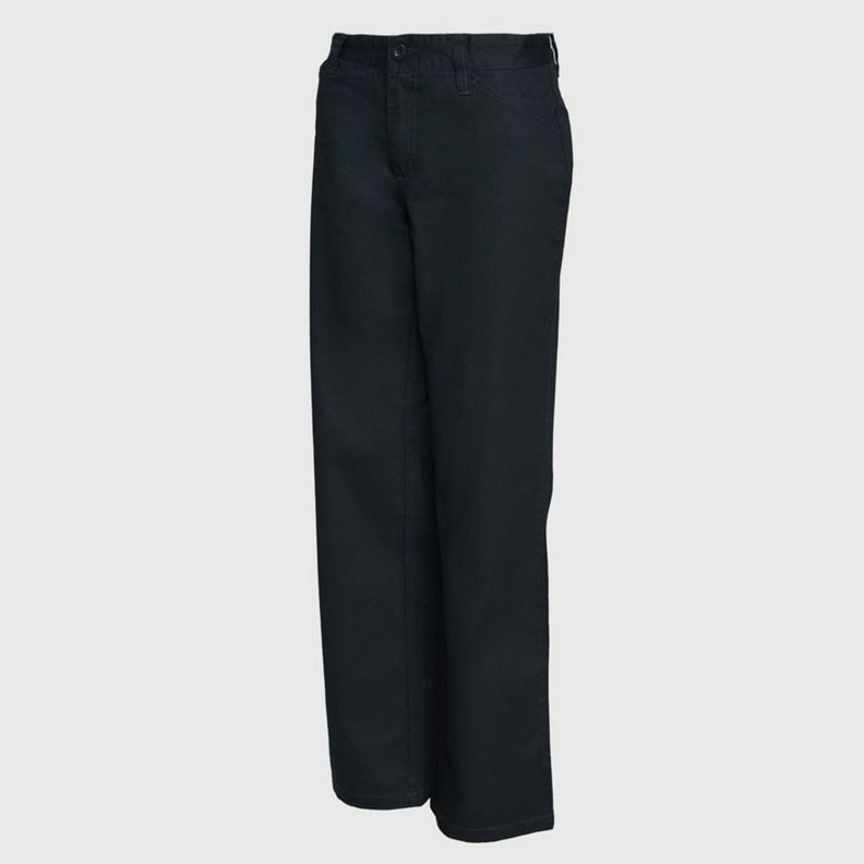Pantalón Gabardina Mujer Negro-1