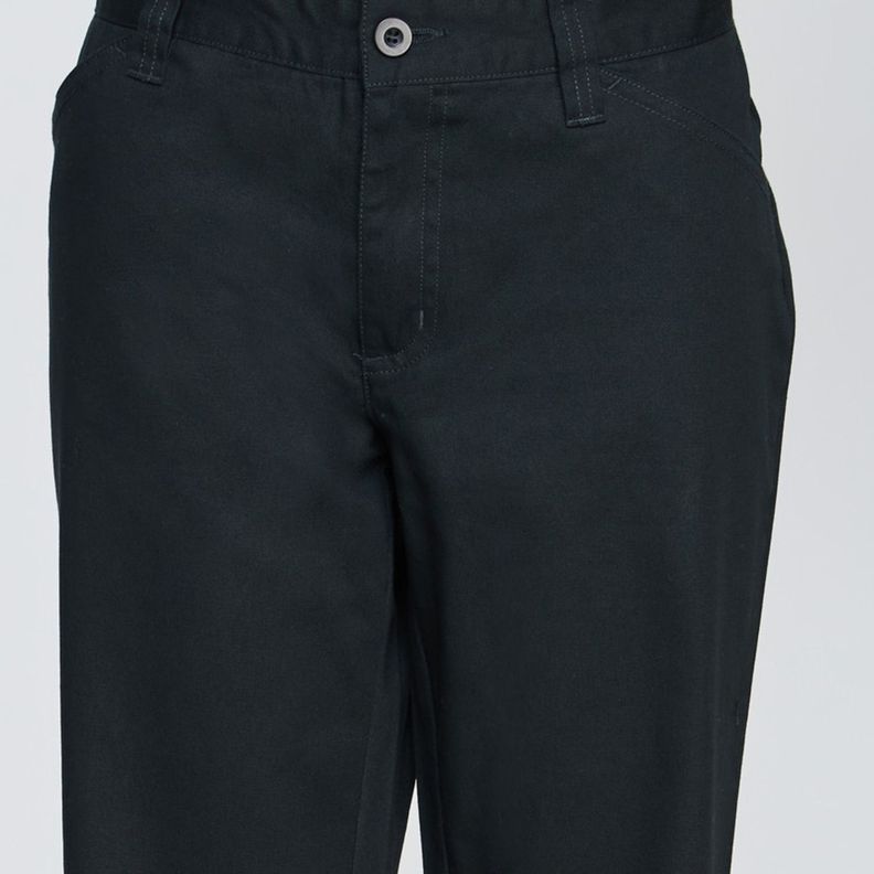 Pantalón Gabardina Mujer Negro-3