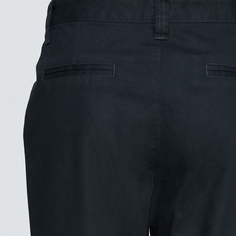 Pantalón Gabardina Mujer Negro-4
