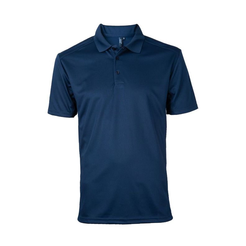 Polera Dry Fit Hombre M/C Azul marino-0