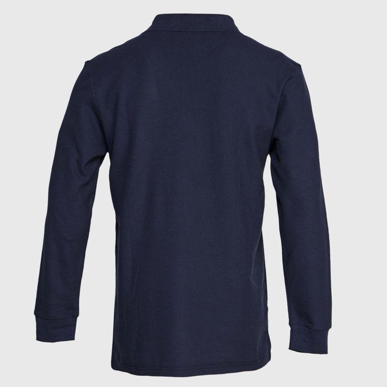 Polera Pique Hombre 80/20 M/L Azul marino-2