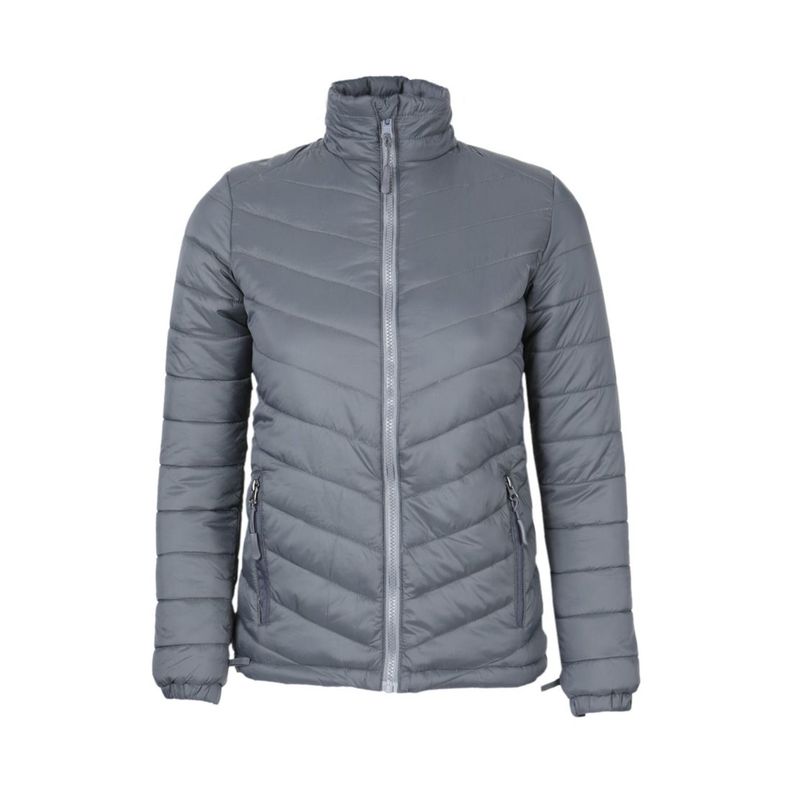 Parka Termica Licancabur Mujer Gris-0