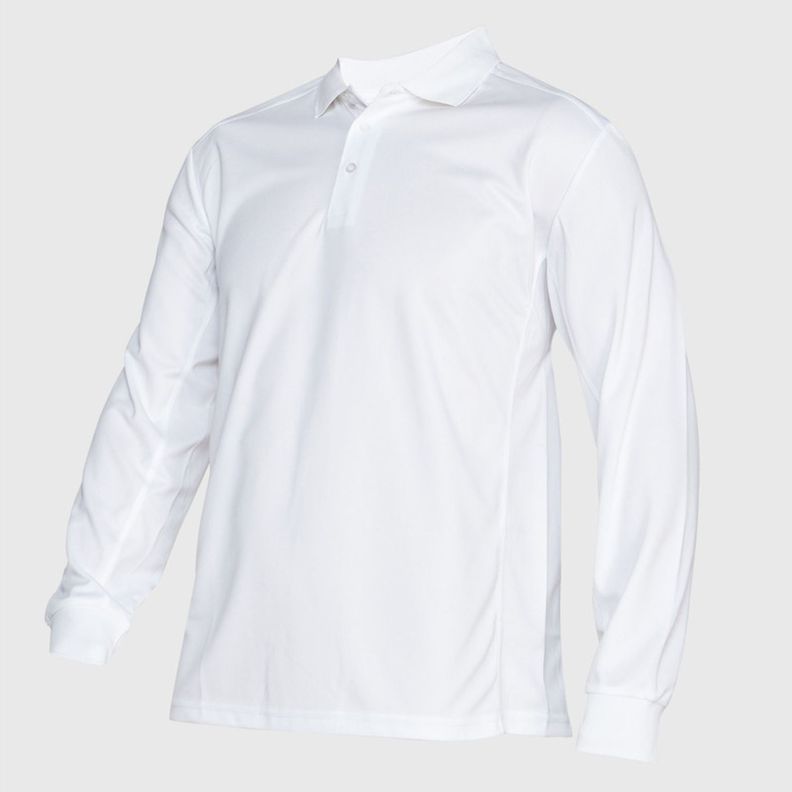 Polera Dry Fit Hombre M/L Blanco-2