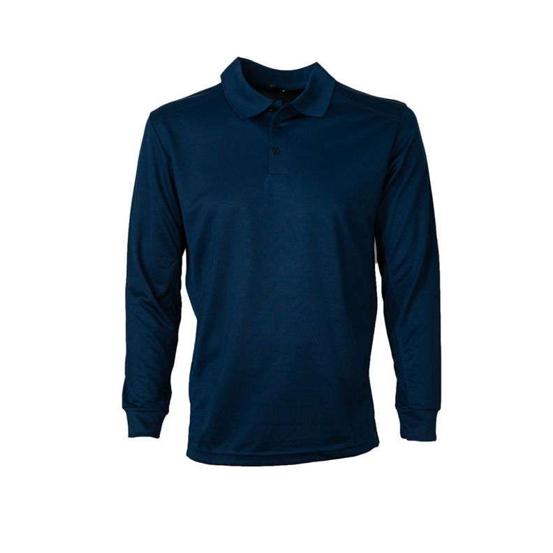 Polera Dry Fit Hombre M/L Azul marino-0
