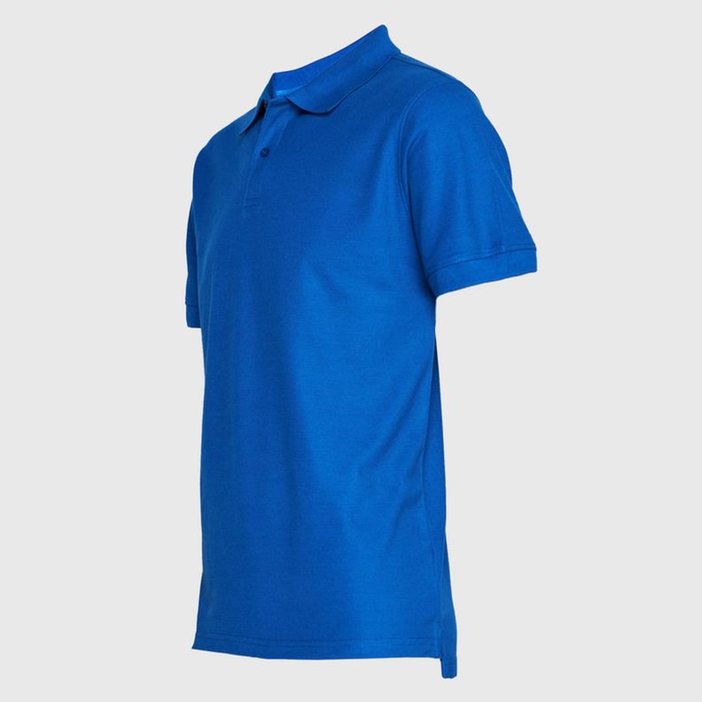 Polera Pique Tc Mc Hombre Azul-2