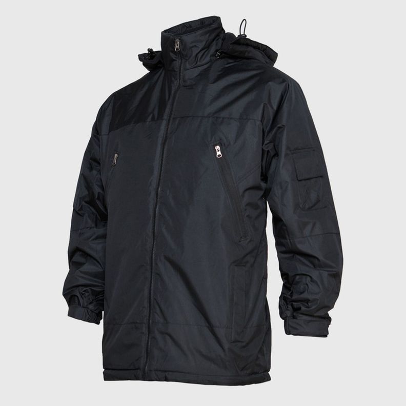 Parka Basica Hombre Negro-2