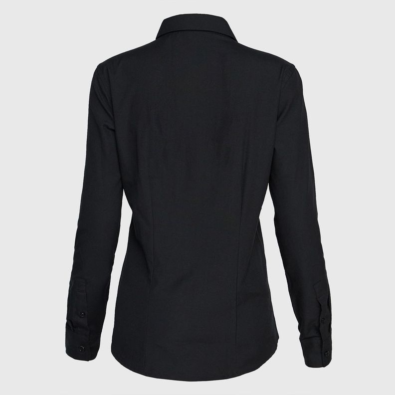 Blusa Oxford B/Pegado Guardia M/L Negro-2