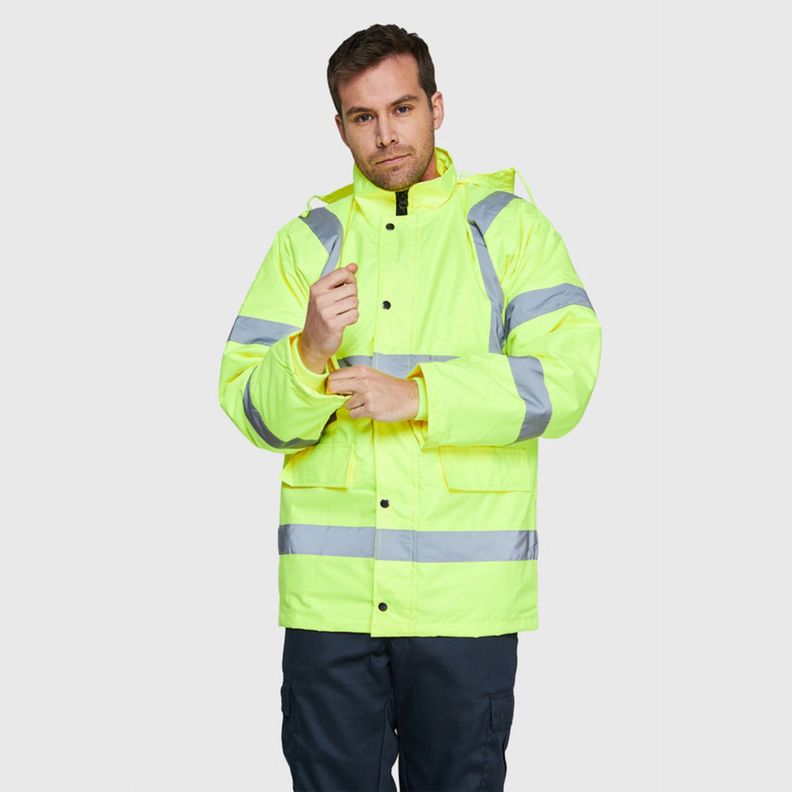 Parka Alta Visibilidad Amarillo-0