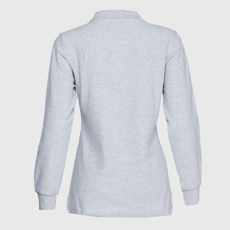 Polera Pique Mujer 80/20 M/L Gris oscuro-3