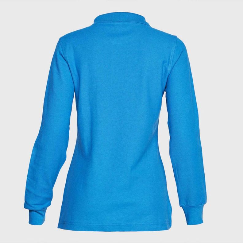 Polera Pique Mujer 80/20 M/L Azul-3
