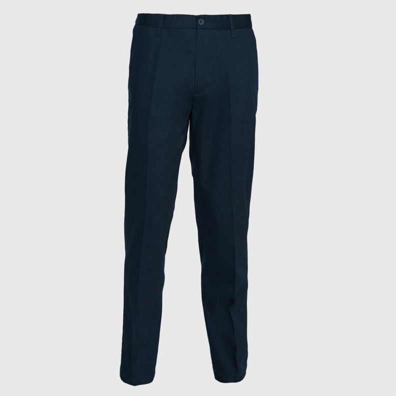 Pantalón Gabardina Hombre S/Pinzas Azul marino-0