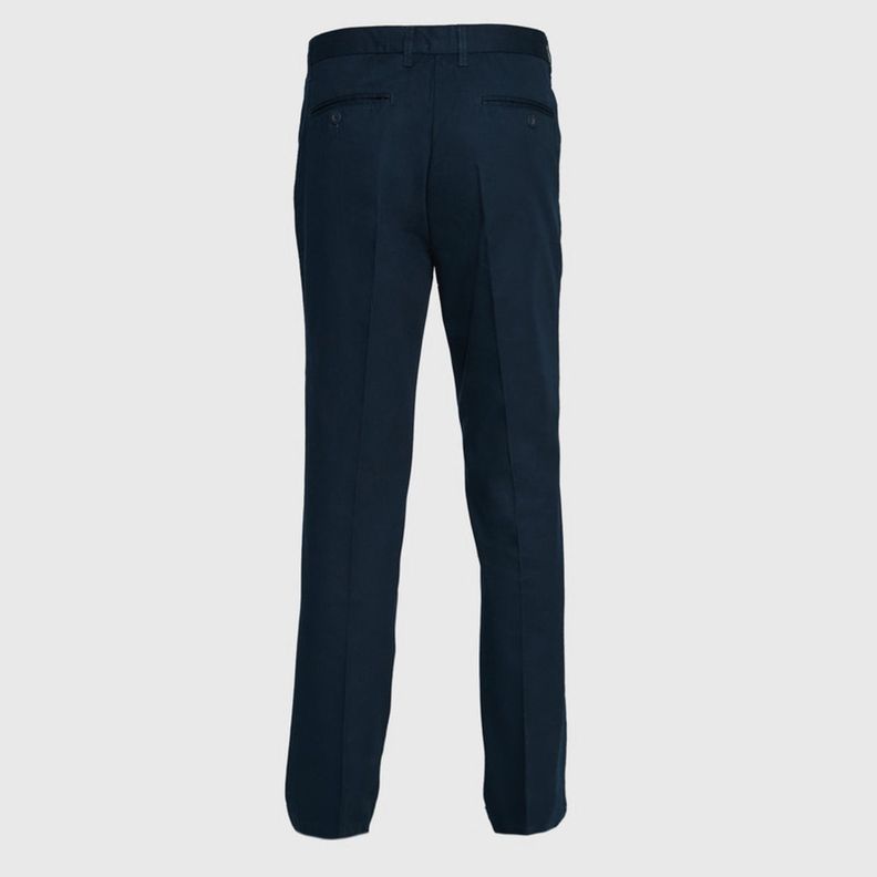 Pantalón Gabardina Hombre S/Pinzas Azul marino-2