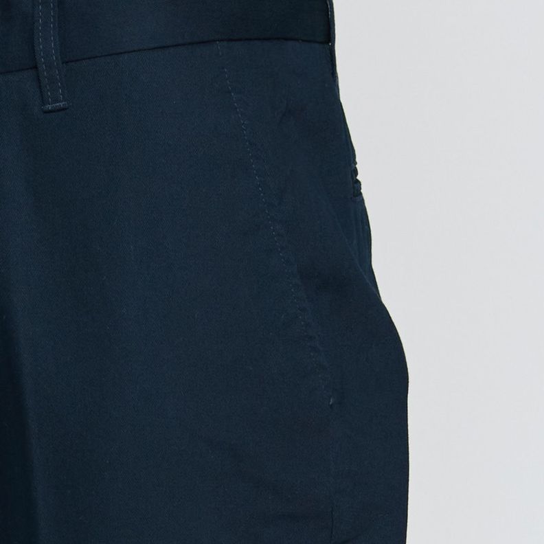Pantalón Gabardina Hombre S/Pinzas Azul marino-4