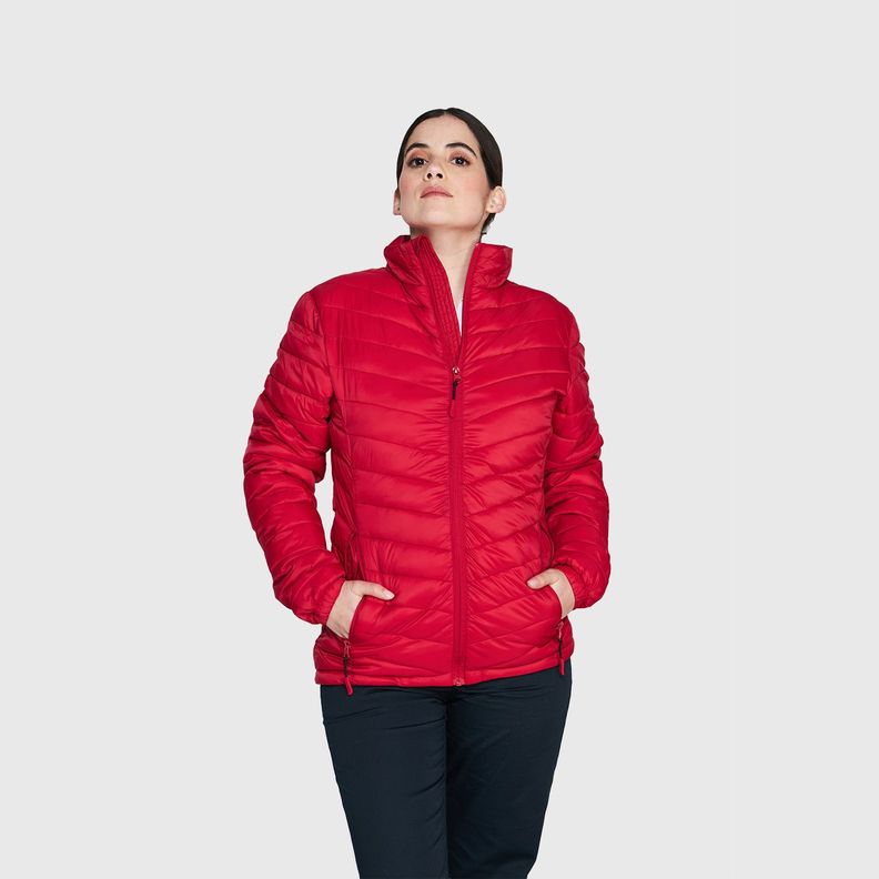 Parka Termica Licancabur Mujer Rojo-3