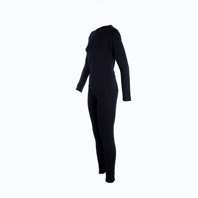 Primera Capa Mix Polera y Pantalón Mujer Negro-2
