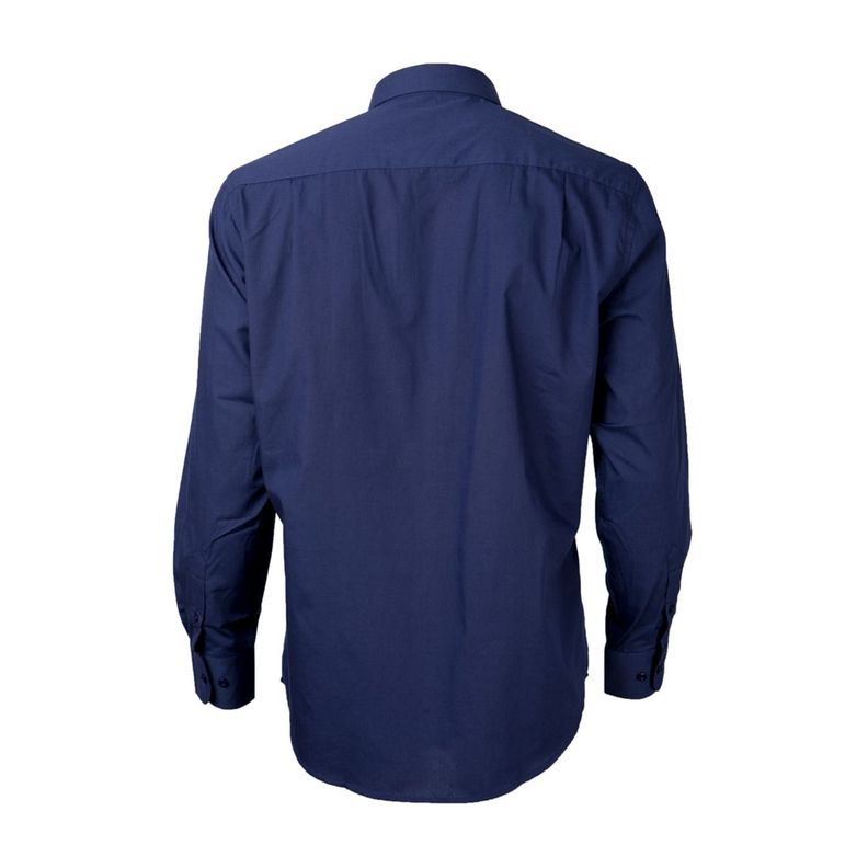 Camisa Trevira  Ml Comfort Azul marino-1
