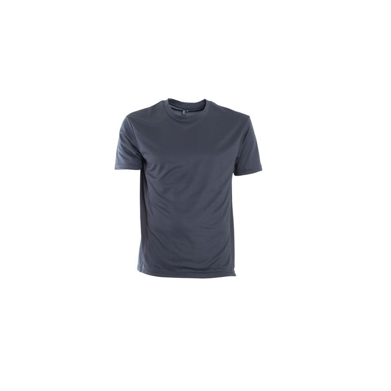 Polera Dry-Fit Cuello Polo Gris oscuro-0