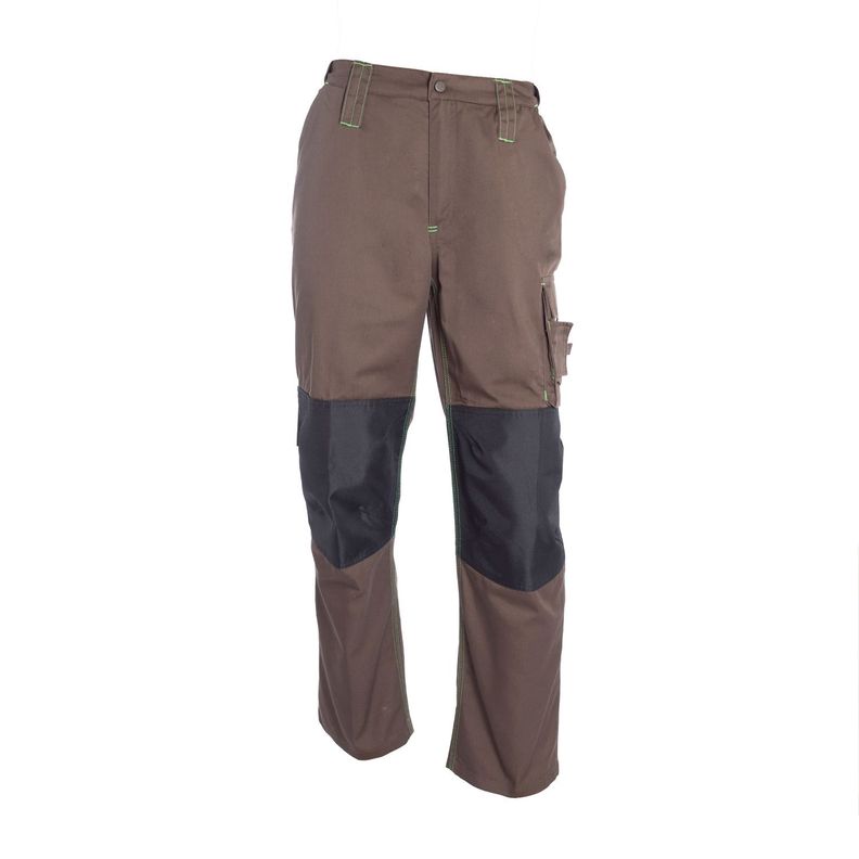 Pantalón Cargo Con Refuerzo Hombre T/C 80/20 Café-0