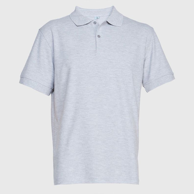 Polera Pique Tc Mc Hombre Gris oscuro-1