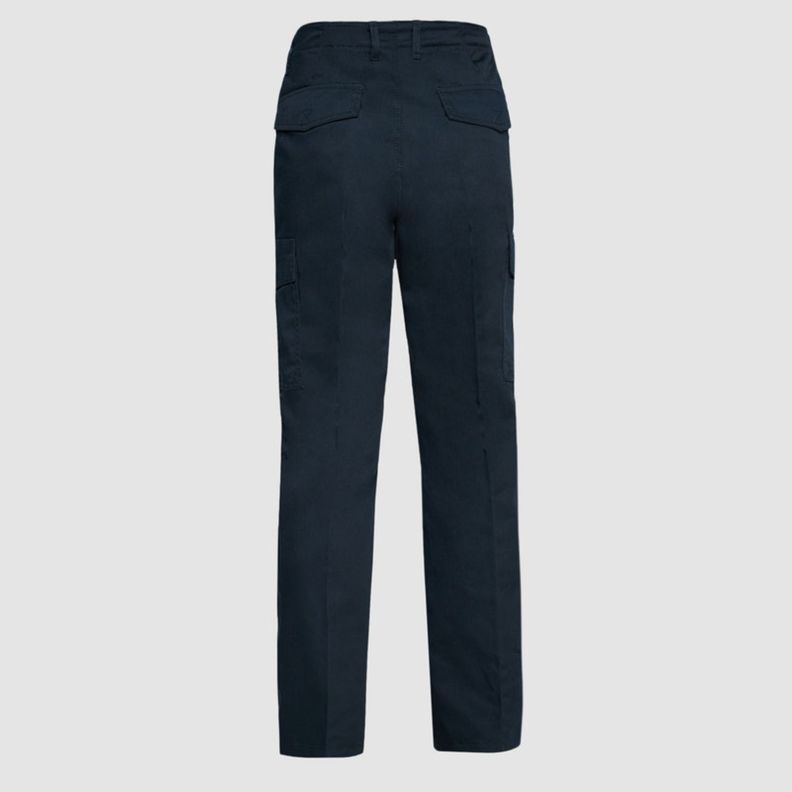 Pantalón Cargo Gabardina T/C Hombre Azul marino-2