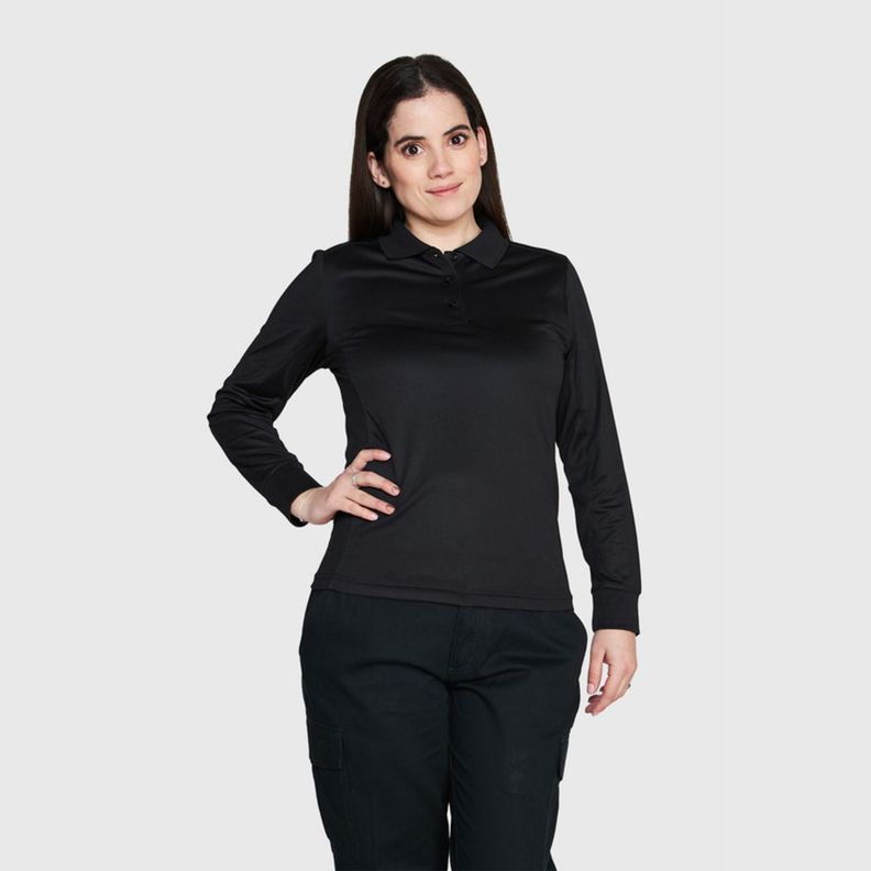 Polera Dry Fit Mujer M/L Negro-0