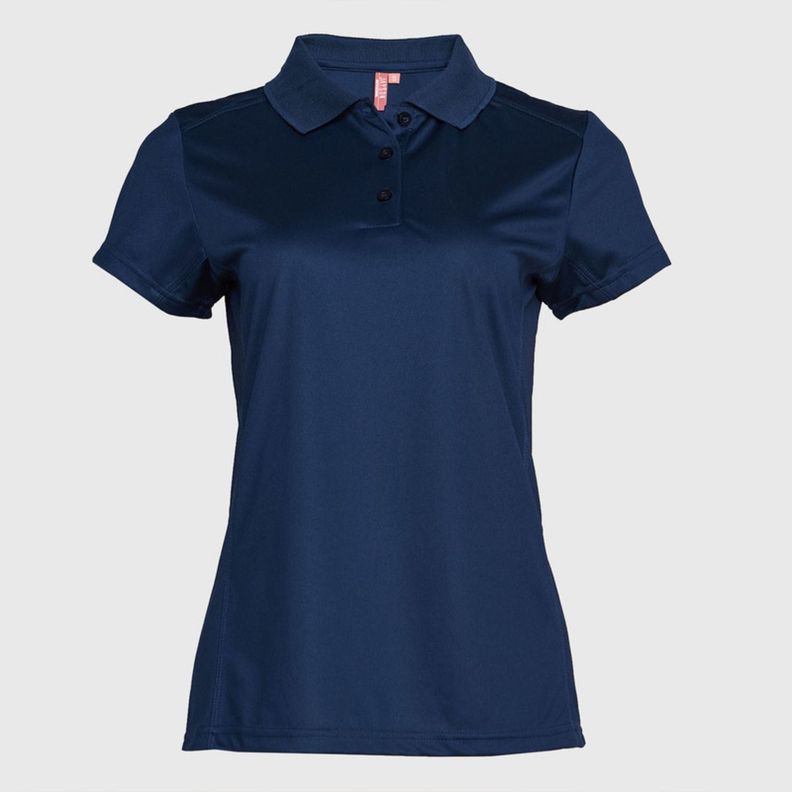 Polera Dry Fit Mujer M/C Azul marino-1