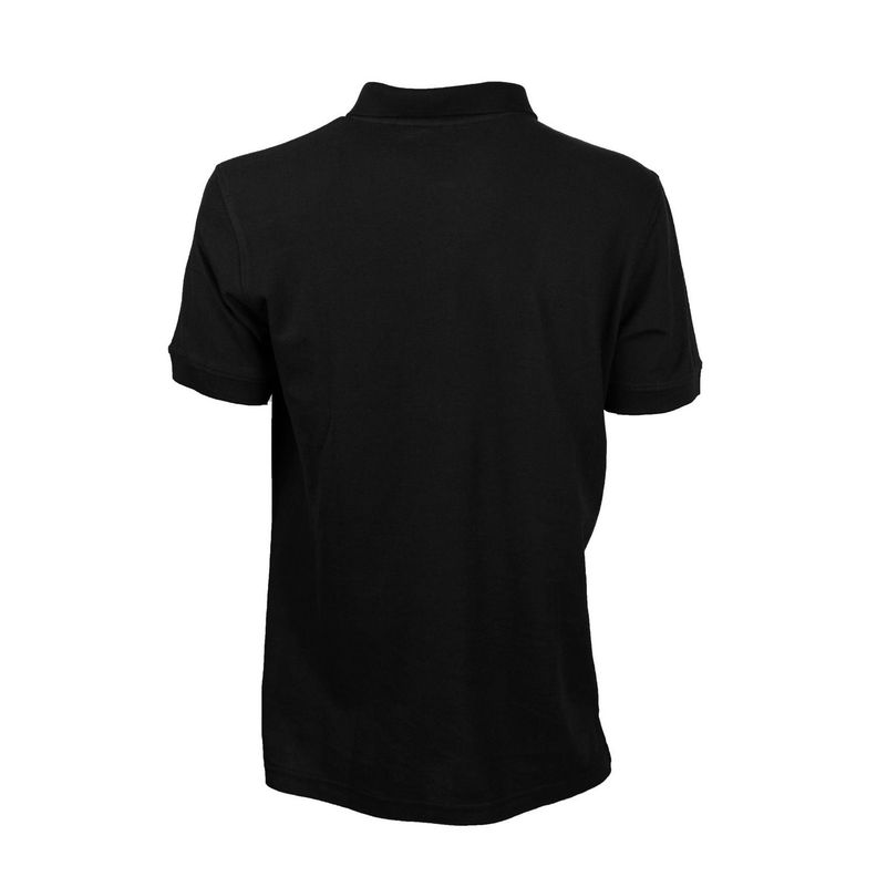 Polera Pique Hombre 80/20 M/C Negro-1