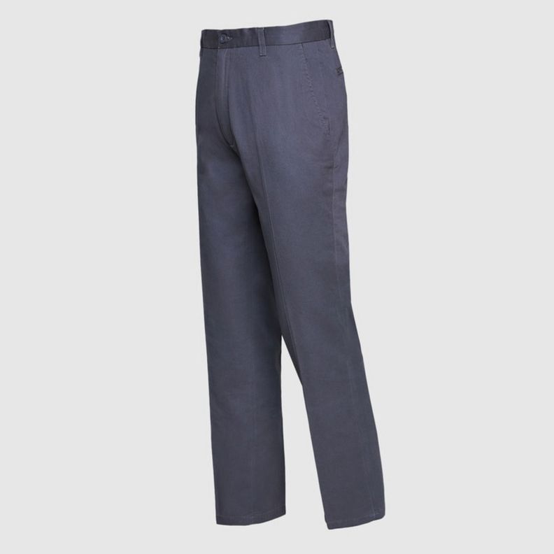 Pantalón Gabardina Hombre S/Pinzas Gris oscuro-2