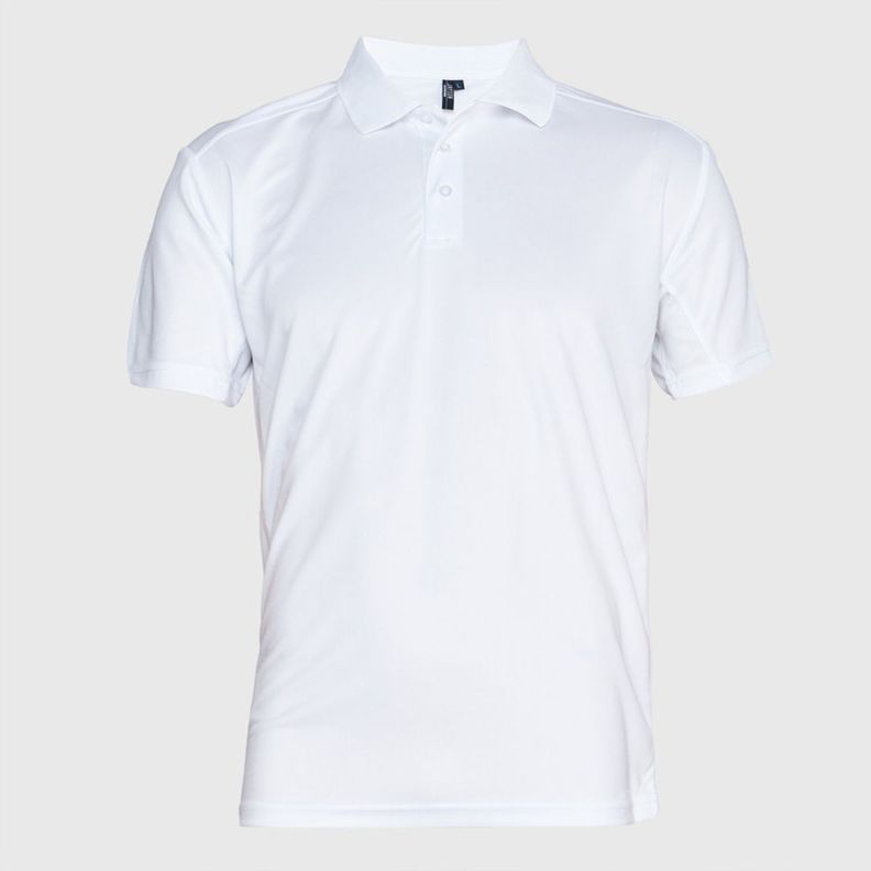 Polera Dry Fit Hombre M/C Blanco-1