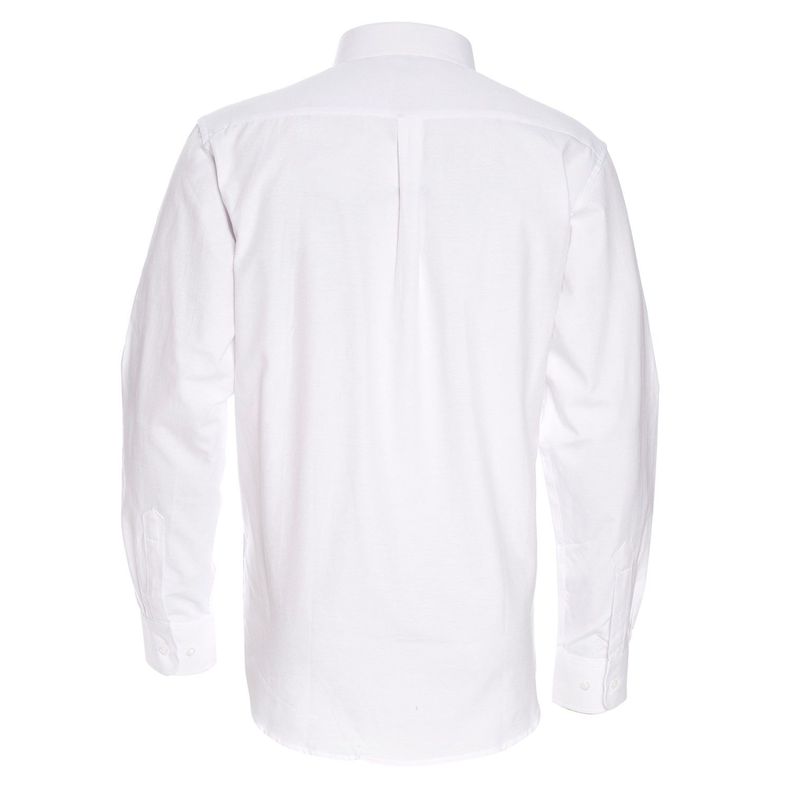 Camisa Oxford Comfort B/Pegado M/L  Blanco-1