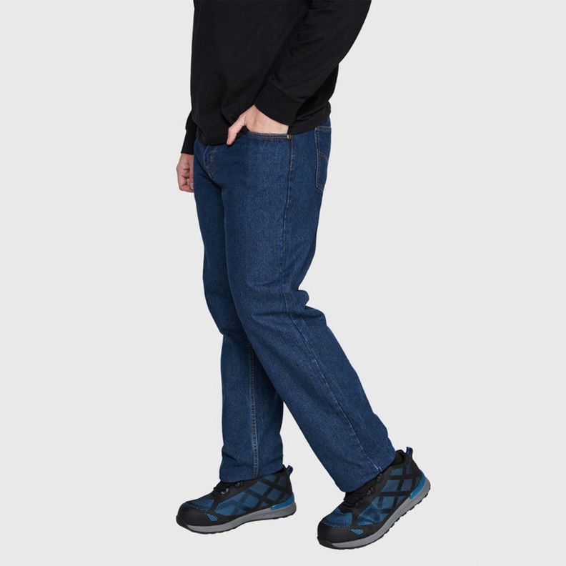 Jeans Tradicional Hombre Azul-0