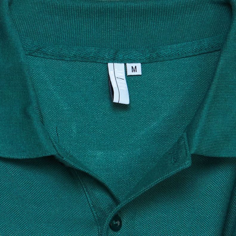 Polera Pique T/C Ml Hombre Verde musgo-4