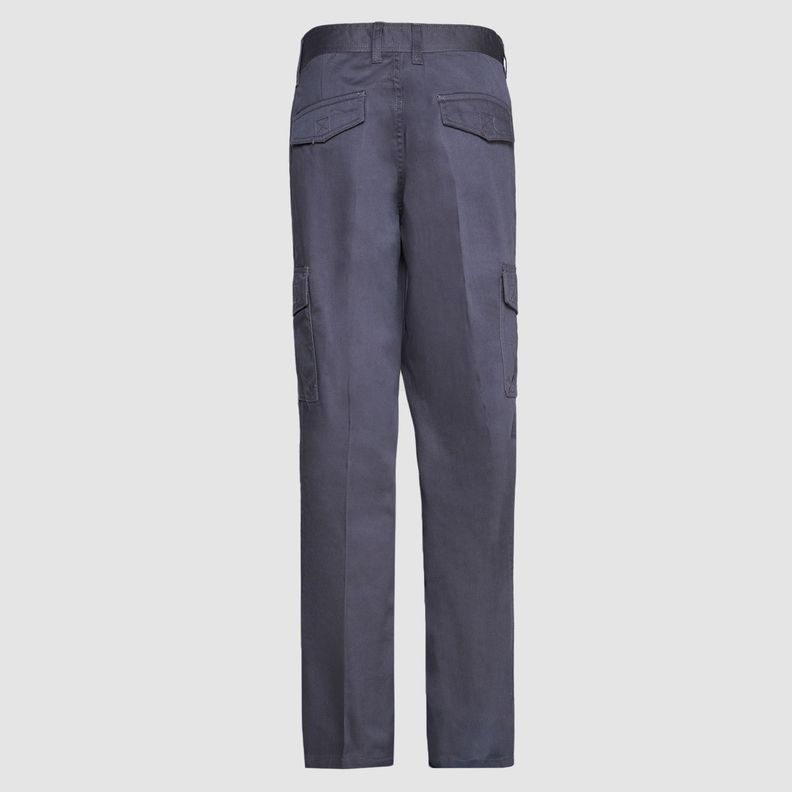 Pantalón Cargo Gabardina T/C Mujer Gris-2