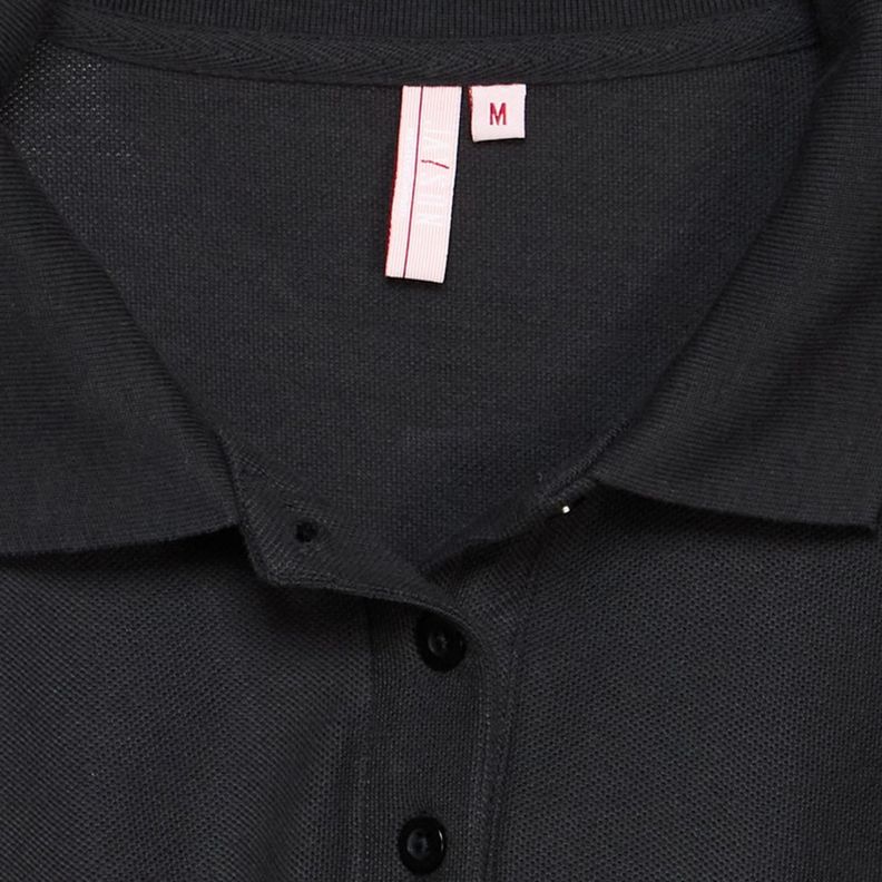 Polera Pique Tc Ml Mujer Negro-3