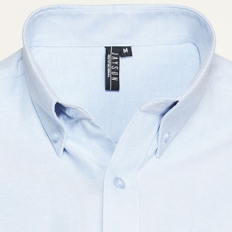 Camisa Trevira  M/C Celeste-2
