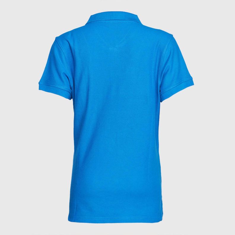 Polera Pique Mujer 80/20 M/C Azul-2