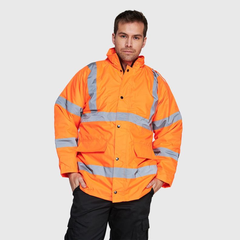 Parka Alta Visibilidad Naranja-0