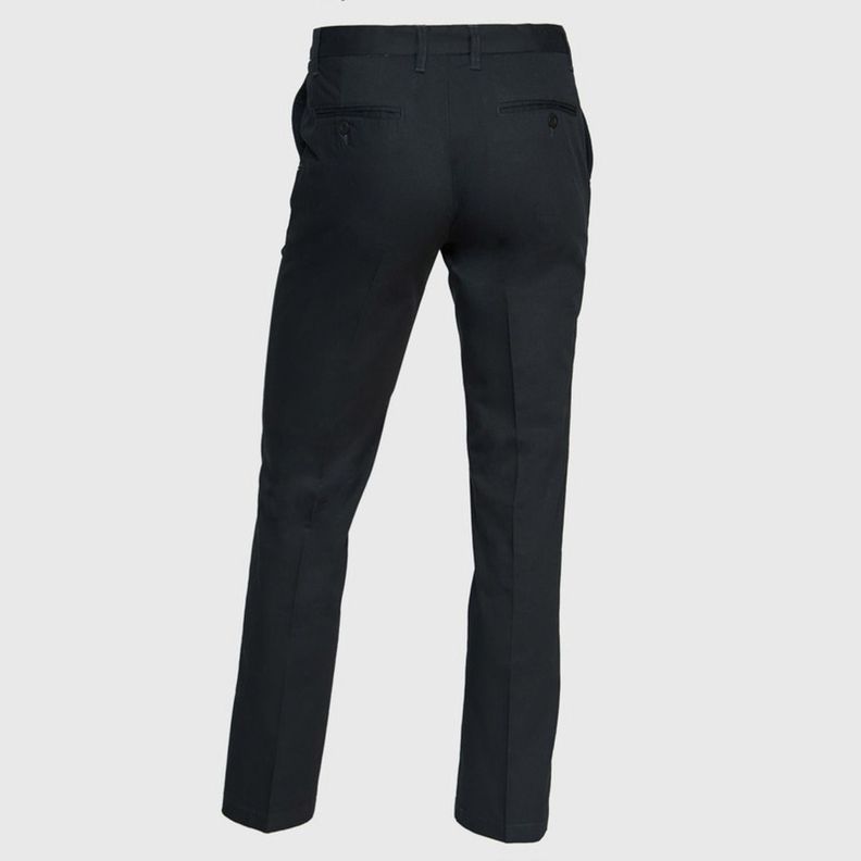 Pantalón Gabardina Hombre S/Pinzas Negro-3