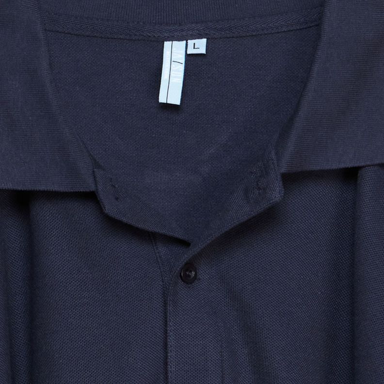 Polera Pique Tc Mc Hombre Azul marino-4