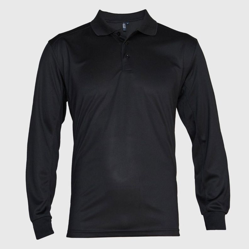Polera Dry Fit Hombre M/L Negro-0