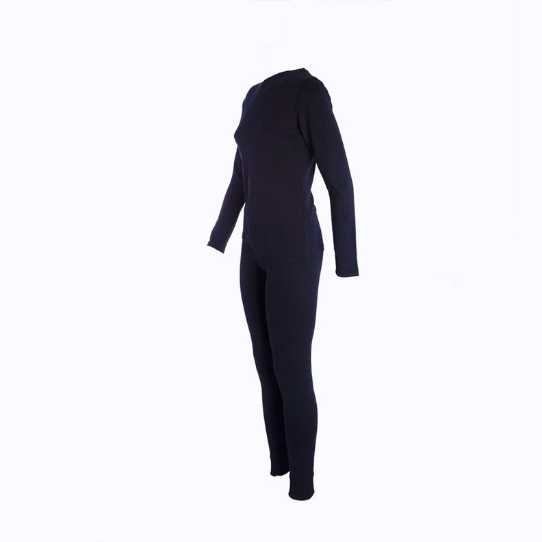 Primera Capa Mix Polera y Pantalón Mujer Azul marino-1