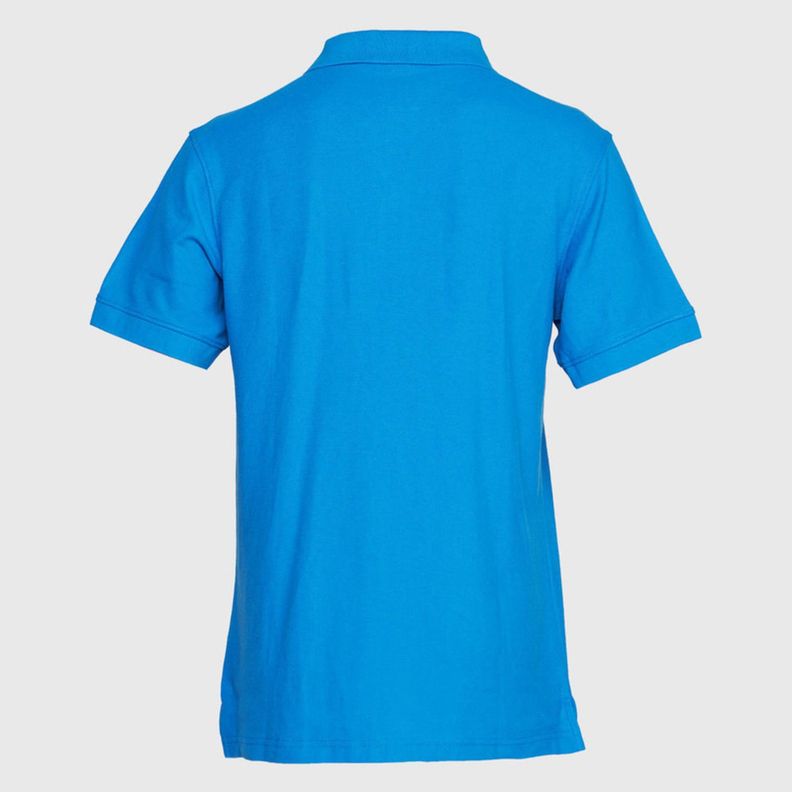 Polera Pique Hombre 80/20 M/C Azul-2