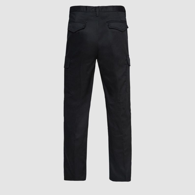 Pantalón Cargo Forro Polar Hombre Negro-2