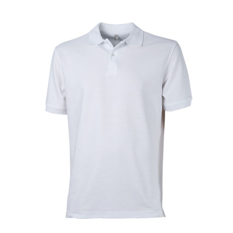Polera Pique Tc Mc Hombre Blanco-0