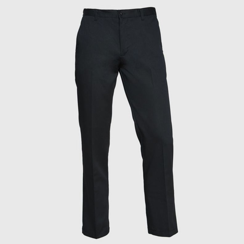 Pantalón Gabardina T/C Hombre Negro-0